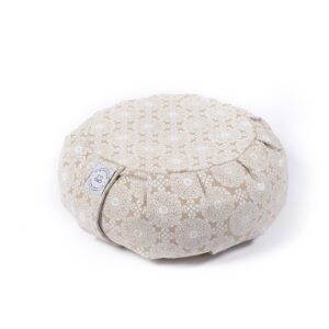 ZAFU coussin de méditation - YOGA - Coton BIO - Imprimé léopard