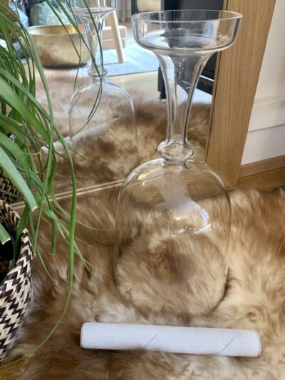 Crystal Chalice Singing Bowl with Stand | 21 cm