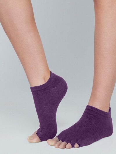 Purple five-toe socks
