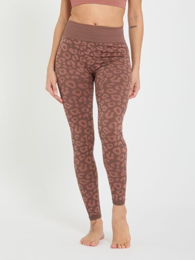 Seamless Yoga Leggings | Leopard Bidaia
