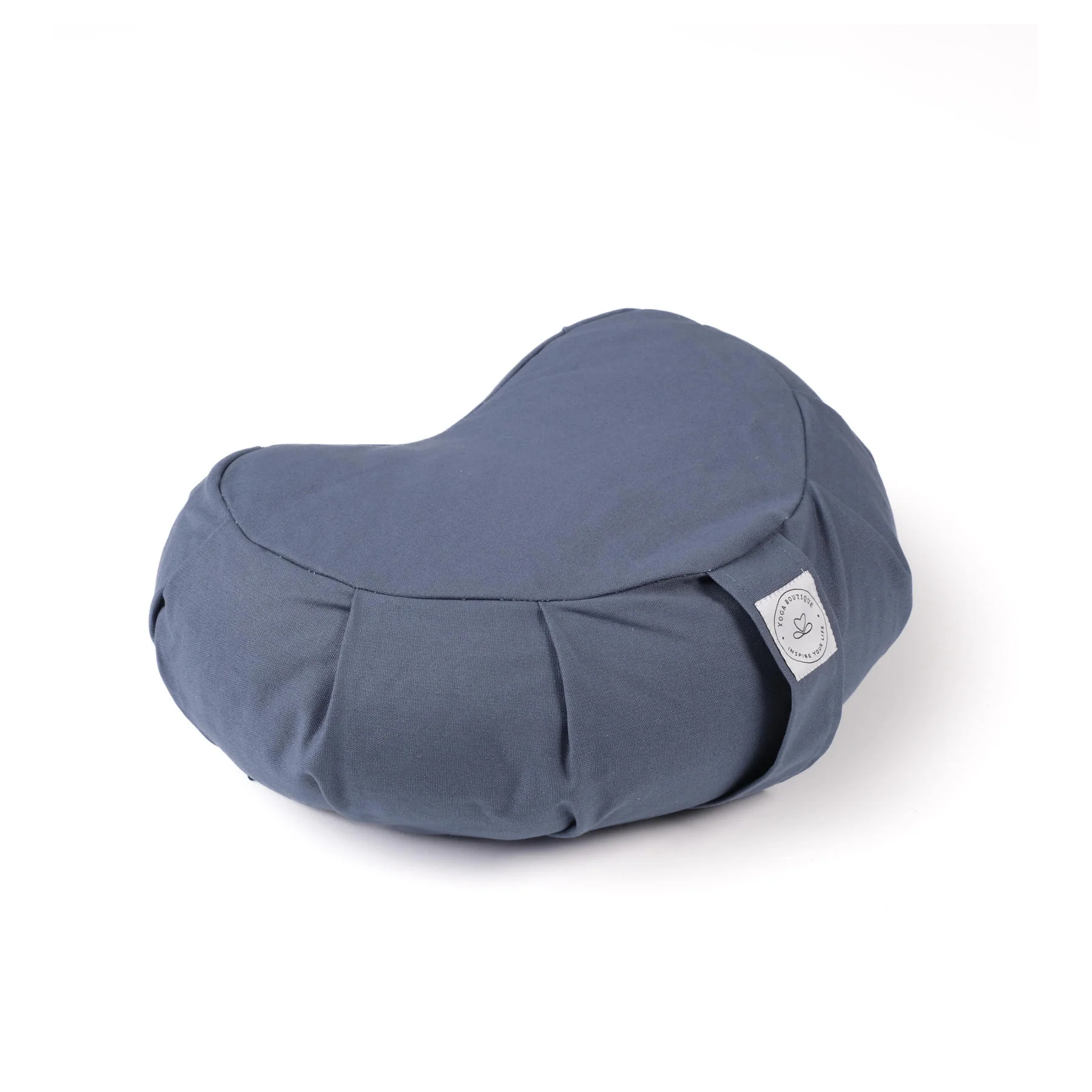 meditation cushion half-moon zafu plain blue sky