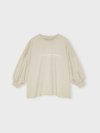 Yoga Sweatshirt | Mantra Trust Your Intuition