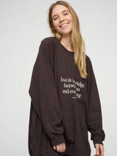 Oversized Yoga Sweatshirt | Love is the Bridge
