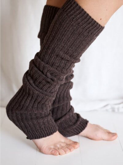 Wool Yoga Knee-High Socks | Legwarmers