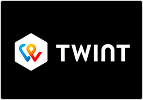 TWINT logo on black background