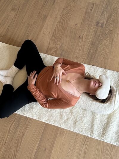 Relaxing Eye Mask | Linen and Lavender Wool