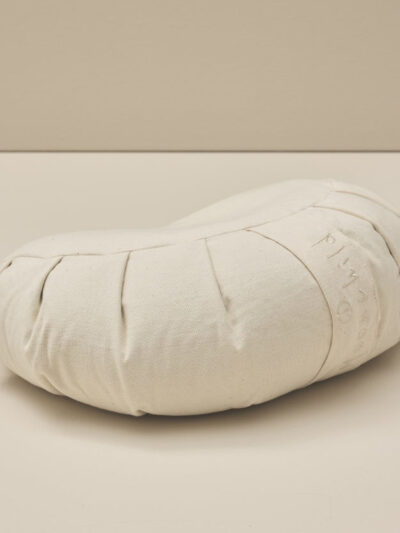 Small Half-Moon Meditation Cushion | Natural