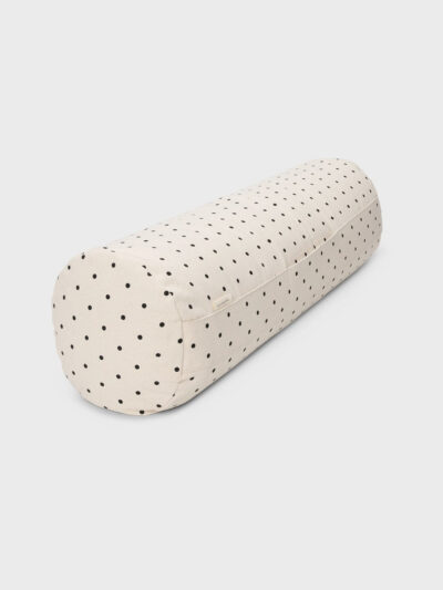 Organic Cotton Yoga Bolster | Dotted